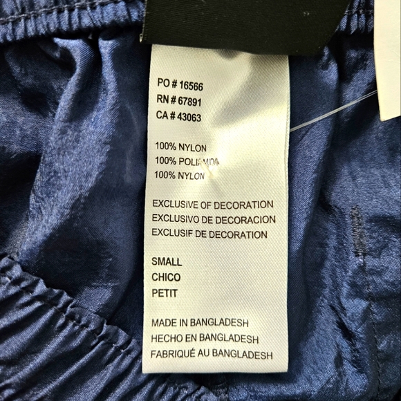 Umbro track pants, navy and pink, size S - Picture 3 of 4